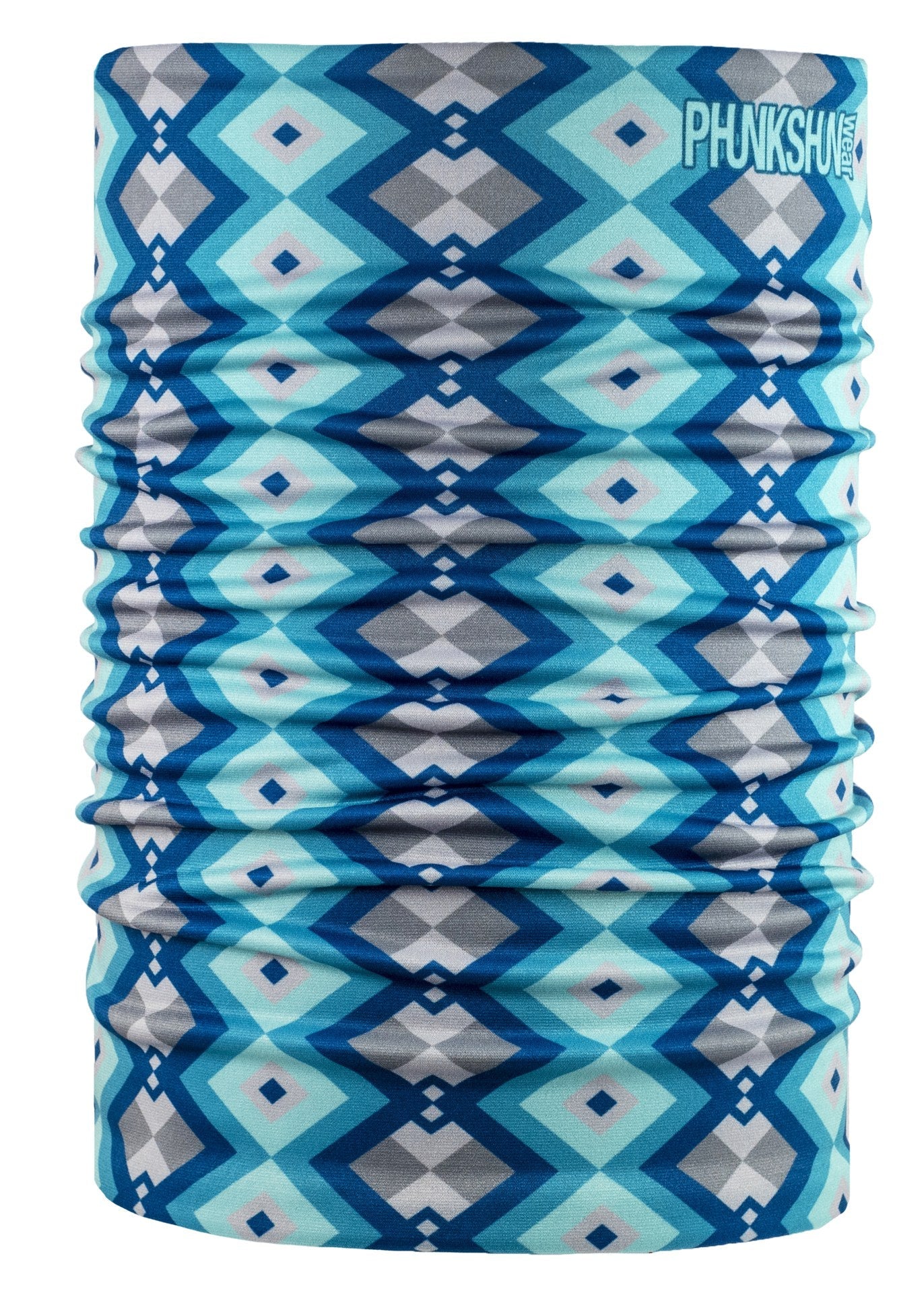 Phunkshun Double Tube Geodesic Dual Layer Face Mask Blues
