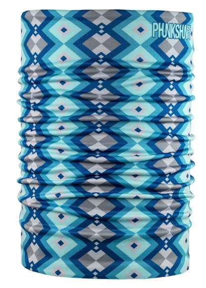 Phunkshun Double Tube Geodesic Dual Layer Face Mask Blues
