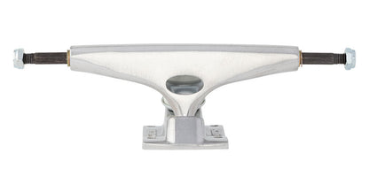 Krux K5 DLK Down Low Kingpin Polished Silver Standard Skateboard Trucks Front Head on
