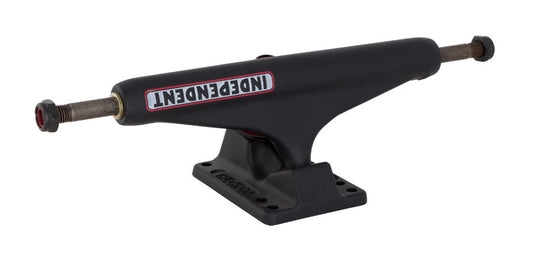 Independent Stage 11 Bar Flat Black Standard Skateboard Trucks Front Angle Flat BAr