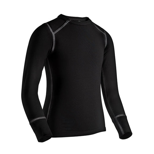 Coldpruf Youth Quest Performance Base Layer Top Black