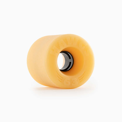 Hawgs Wheels 63mm Doozies Mango Orange 78a Stone Ground Cruiser Freeride Longboard Wheels