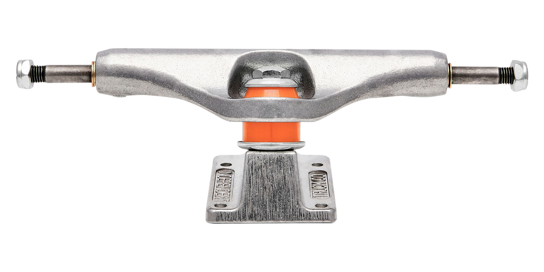 Independent Truck company Polished Mid Skateboard Trucks Silver Front