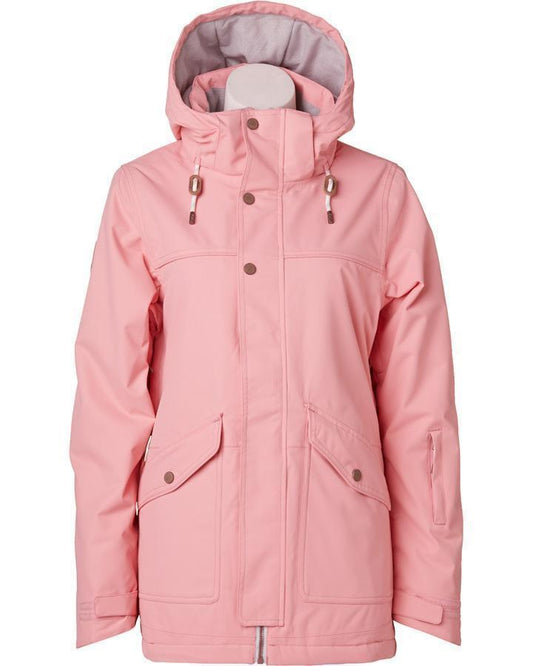 Rojo Womens Ladies Juniors Aster Ski Snowboard Jacket Flamingo Pink
