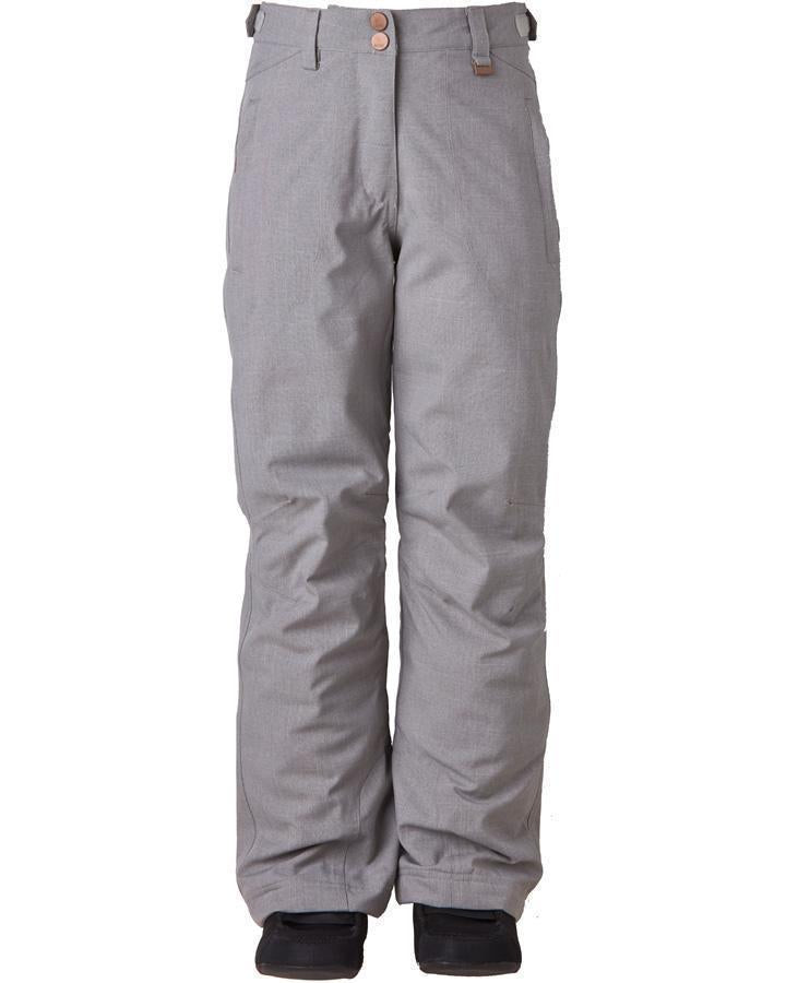 Rojo Outerwear BF4EVA Insulated 10K Waterproof Ski Snowboard Snow Winter Pant Grey Silver Alloy