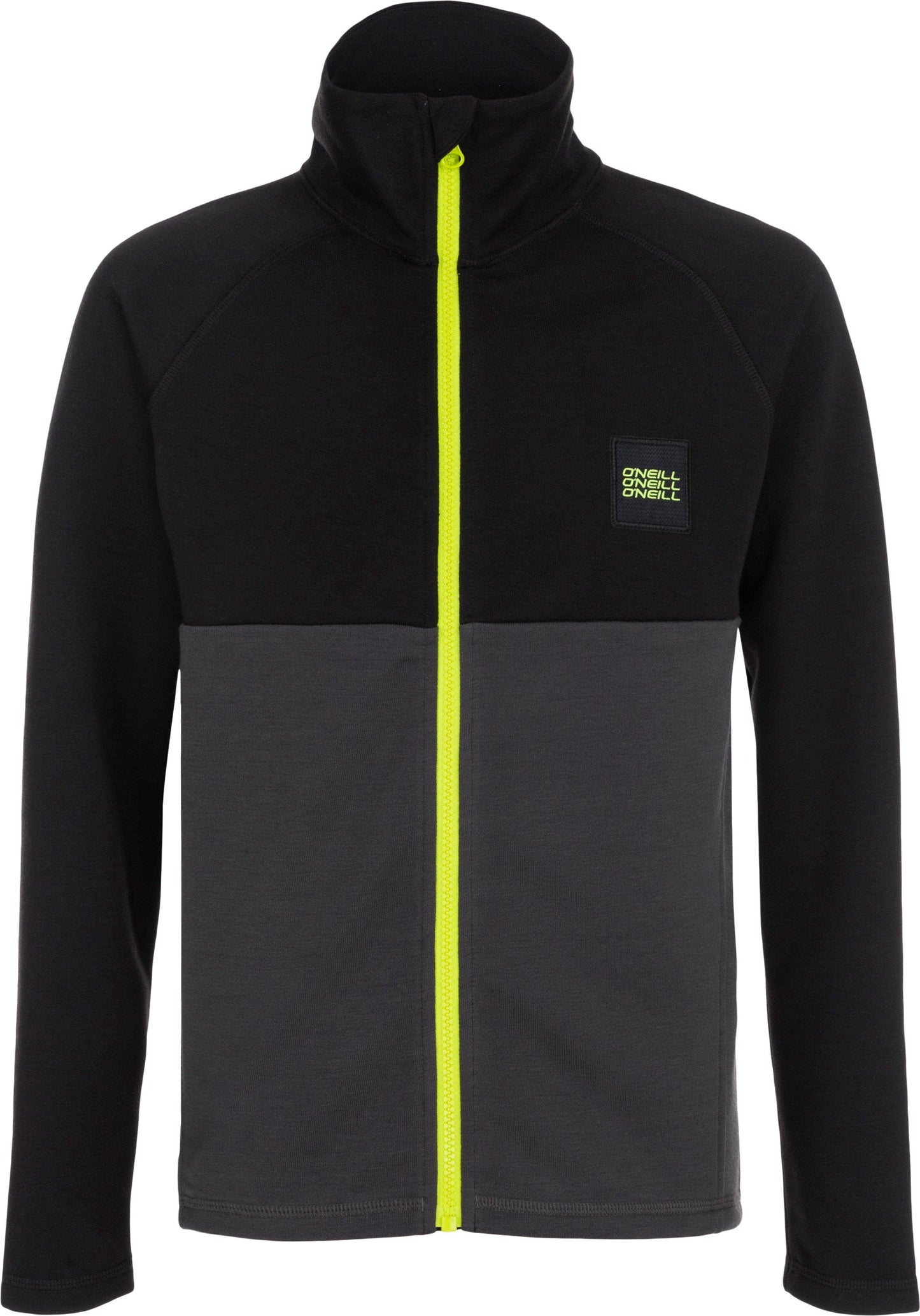 O'Neill Boy's Full-Zip Winter Fleece Blackout Front