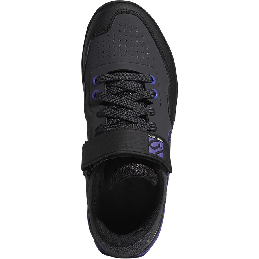 fiveten ladies kestrel lace clipless mountain bike shoe black purple top