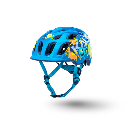 Kali protectives Kali Chakra Child Bike Helmet Monsters Blue Front Main Vents