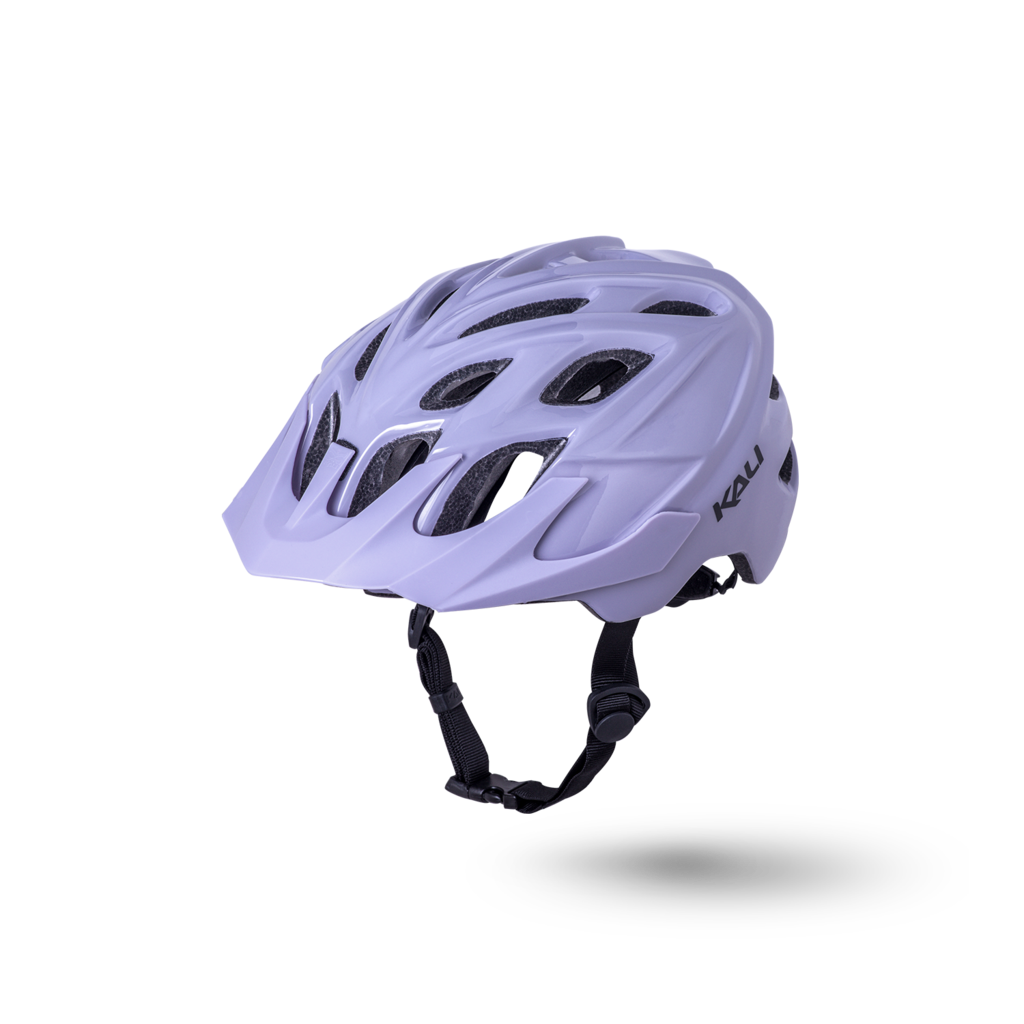 Kali Protectives Chakra Solo Adult Trail MTB Helmet Solid Pastel Purple Front