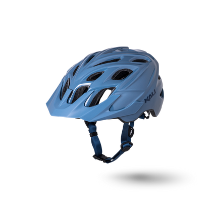 Kali Protectives Chakra Solo Adult Trail MTB Bike Helmet Solid Thunder Blue Front
