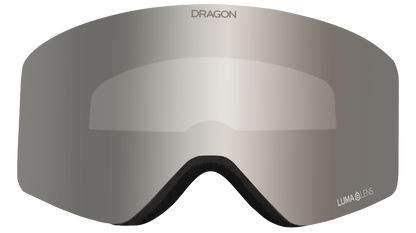 Dragon R1 OTG Over the Glasses Rimless Flat Lens Goggle Bushido Silver Ion Mirror Lens