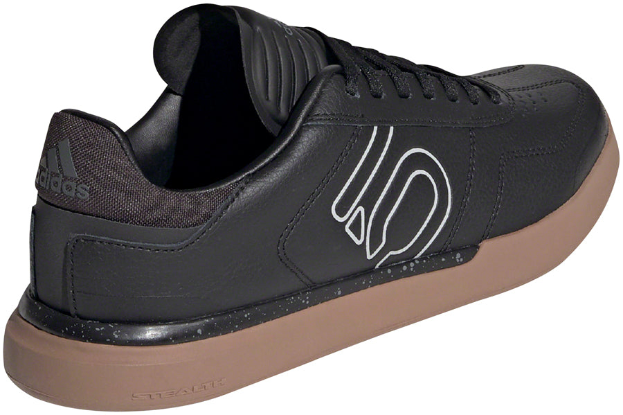 FiveTen Womans Sleuth DLX PU Flat MTB Mountain Bike Flat Pedal Bicycle Shoe Black/Gum Back Outer