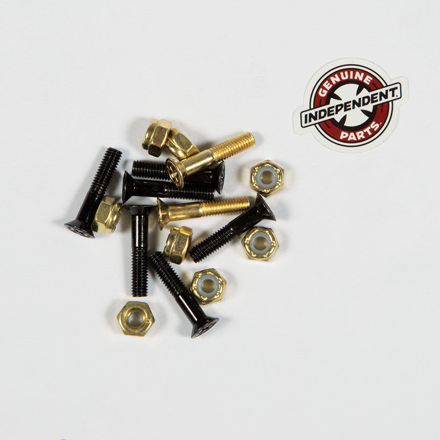 Independent Genuine Parts Phillips 1 inch Black/Gold Hardware Main with sticker