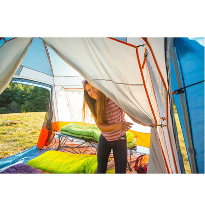 Eureka Copper Canyon LX 12-Man Cabin 2-Bedroom Tent Lifestyle Action Shot