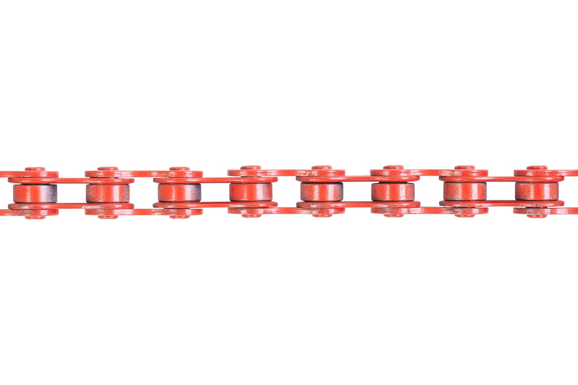 Odyssey Blue Bird Single Speed BMX Bike Chain with Single Half Link End Red