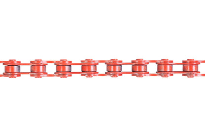Odyssey Blue Bird Single Speed BMX Bike Chain with Single Half Link End Red