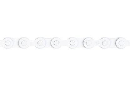 Odyssey Blue Bird Single Speed BMX Bike Chain with Half Link End White