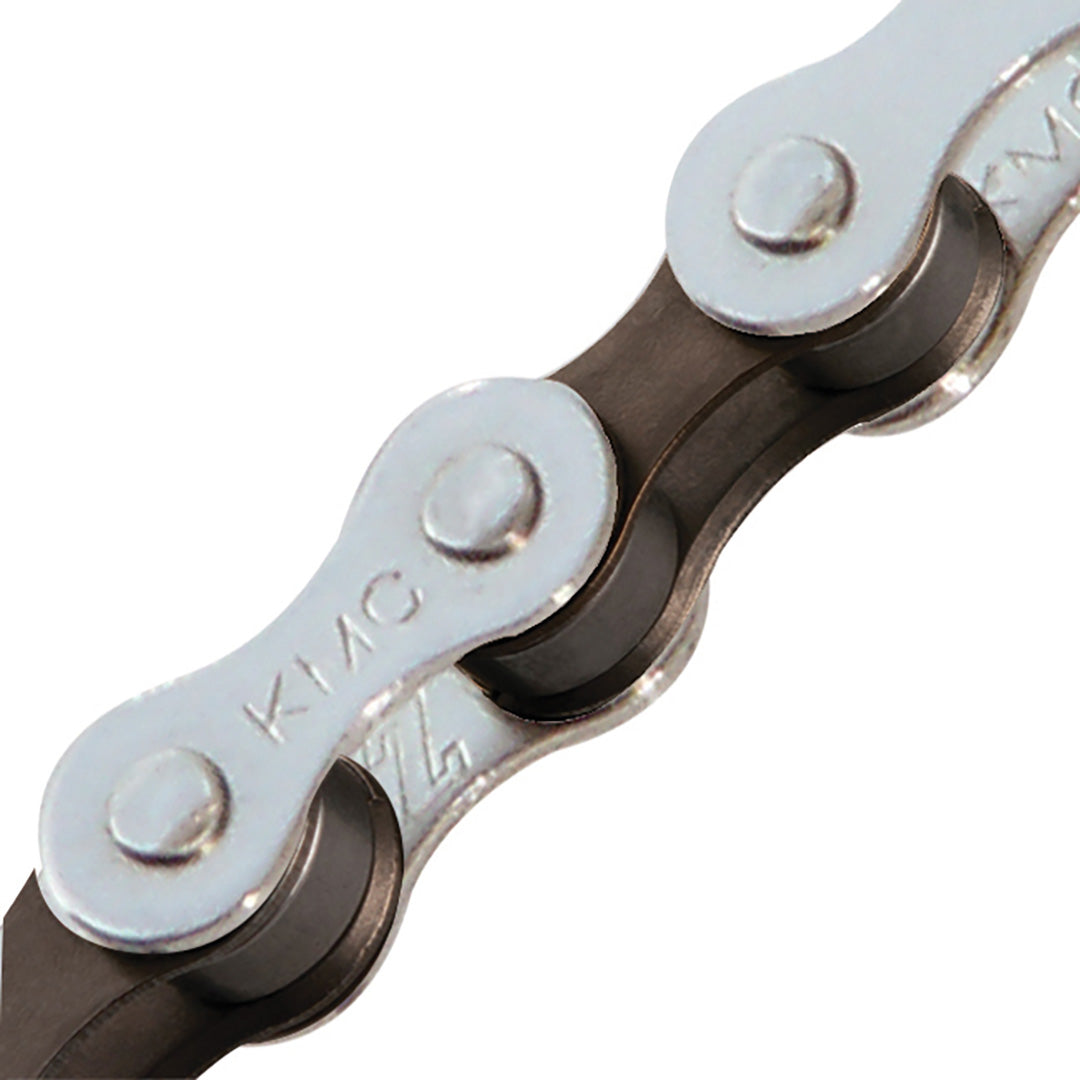 KMC S1 Single Speed 1/2 x 1/8 bmx fixie bike chain silver/brown