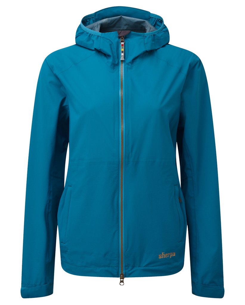 Sherpa Women's Asaar 2.5-Layer 20k Waterproof Rain Jacket Blue