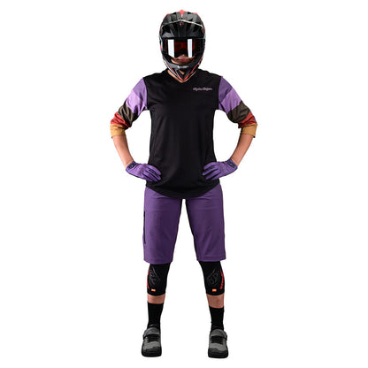 Women's Mischief Short with Padded Liner Orchid Front