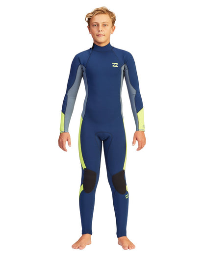 Billabong 4/3mm Boy's Absolute Back Zip Full Wetsuit