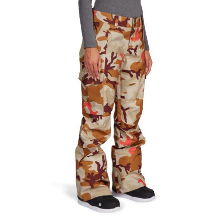 DC Ladies Nonchalant 10K Waterproof Ski and Snowboard Pants New Overcast Camo Right