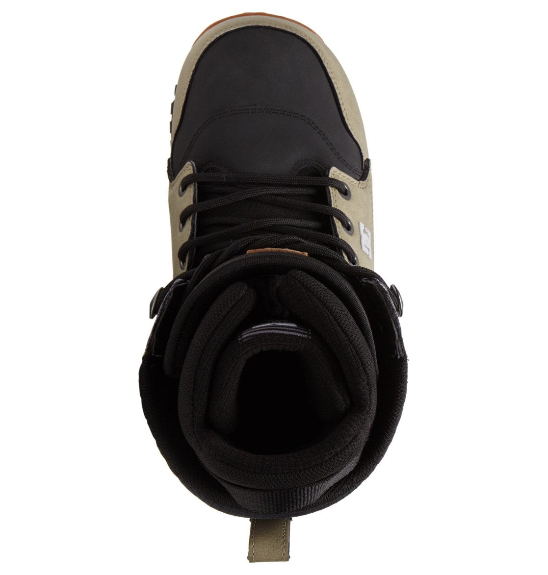 DC Shoes Men's Mutiny Lace Up Snowboard Boot Tan Top View