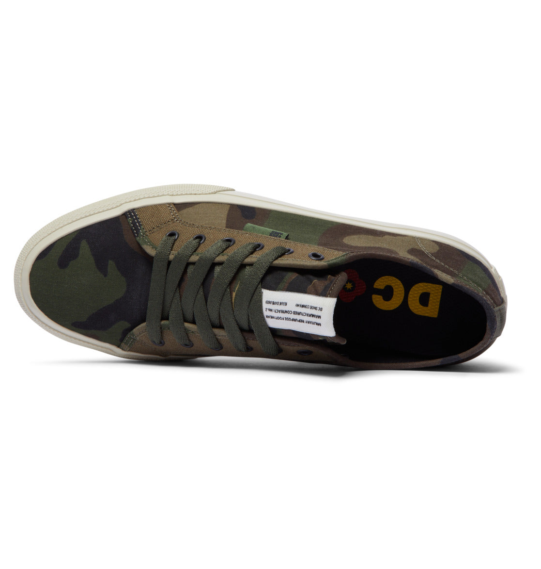 DC Manual Surplus Vintage Camo Shoes Top