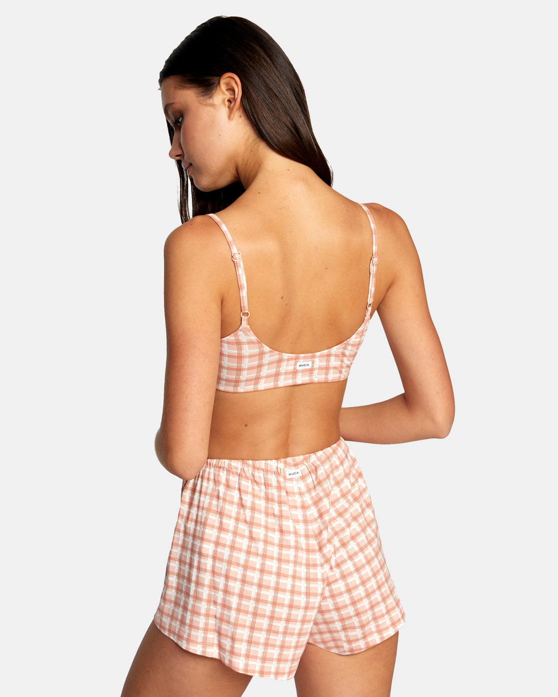 RVCA Ex Girlfriend Bralette Pink Back