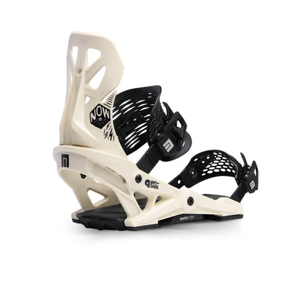 Now Snowboarding Brigade Bindings Chalk White