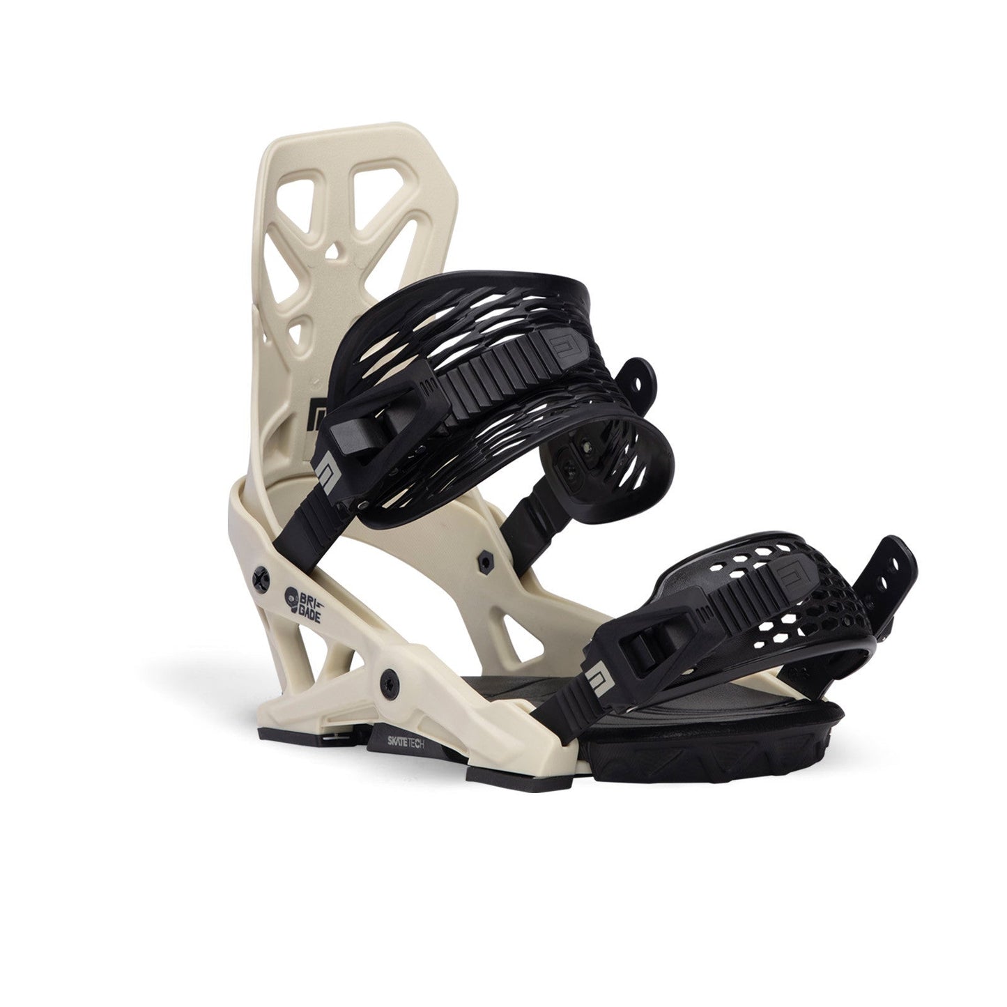 Now Snowboarding Brigade Bindings Chalk White