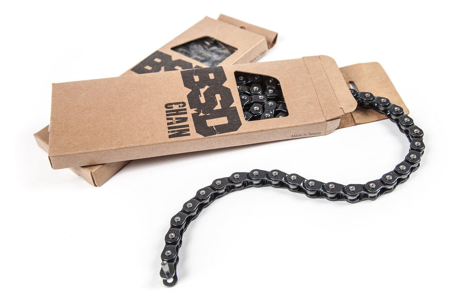 BSD 1991 Halflink Single Speed BMX Bike Chain Black or Chrome
