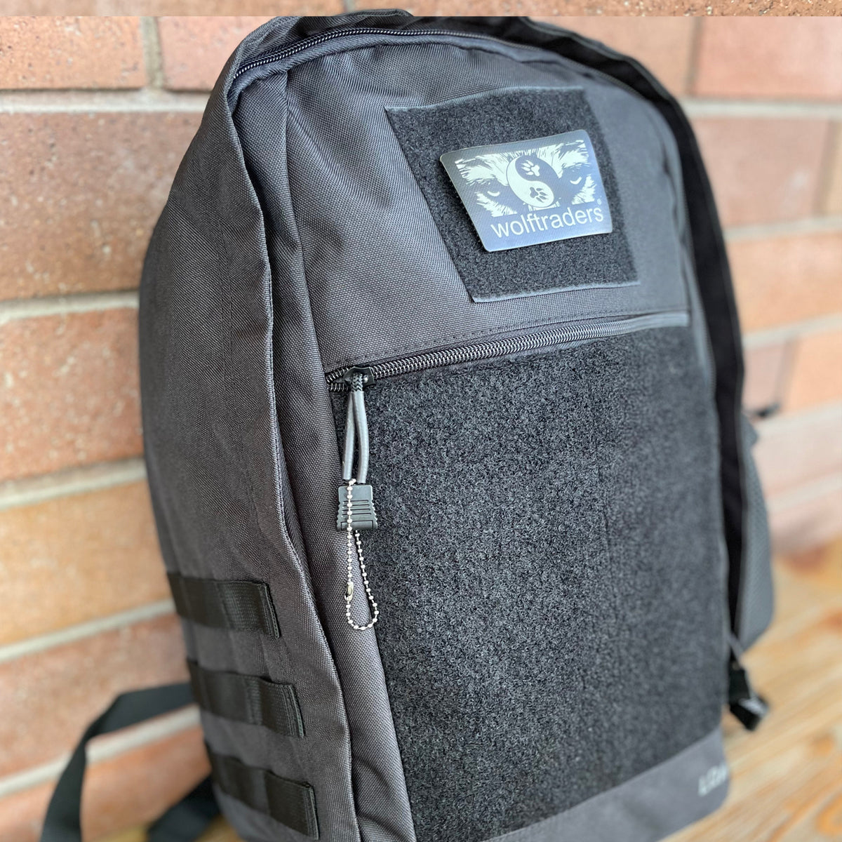 Wolftraders CasualWolf 20-Liter Tactical Day Backpack Molle Strap Side