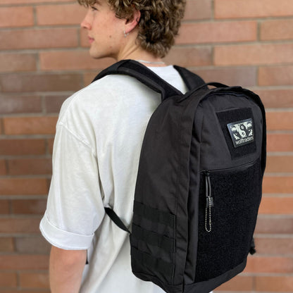 Wolftraders CasualWolf 20-Liter Tactical Day Backpack on back