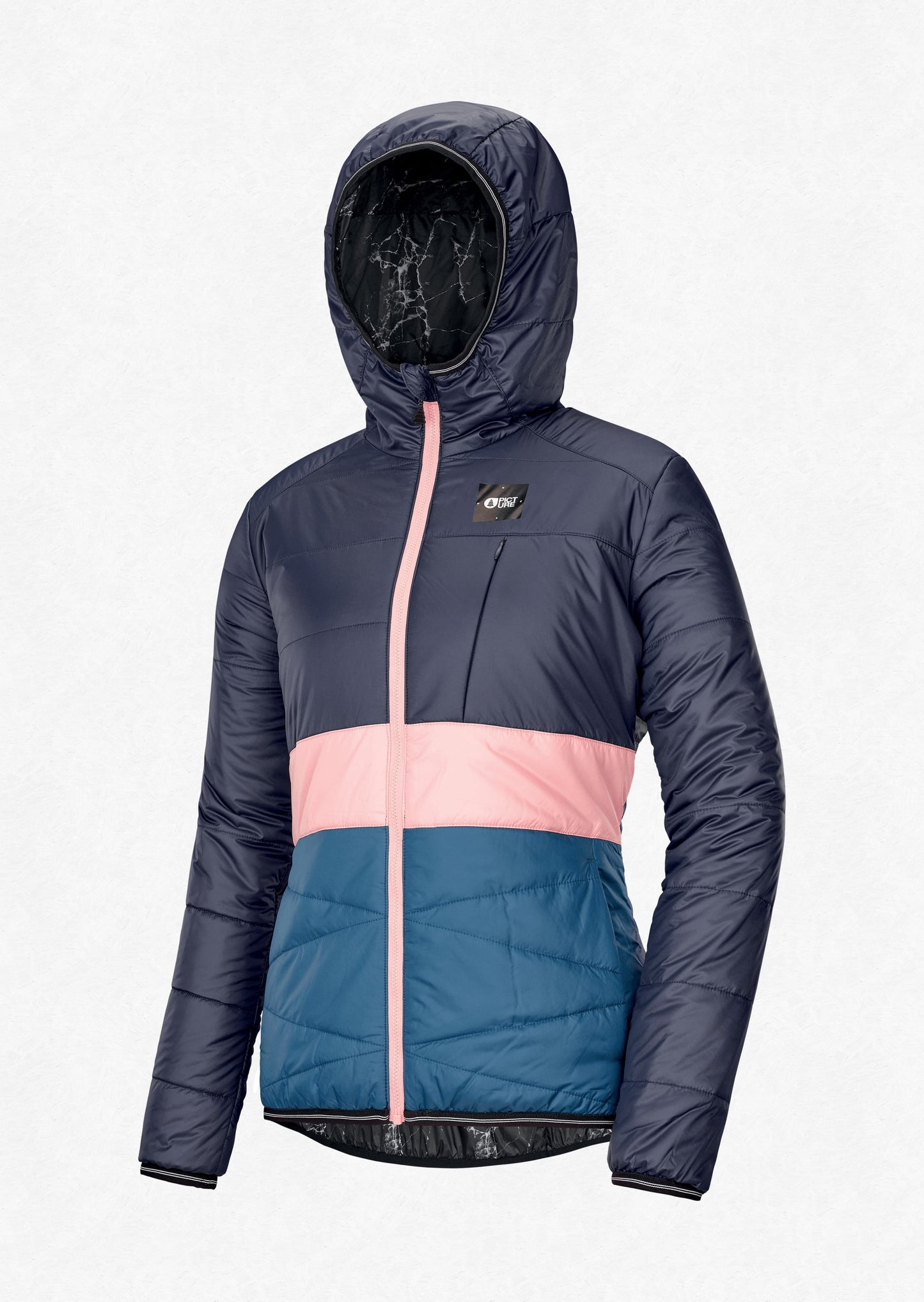 Picture Women's Chloe Reversible Synthetic Puffy Jacket Dark Blue Front