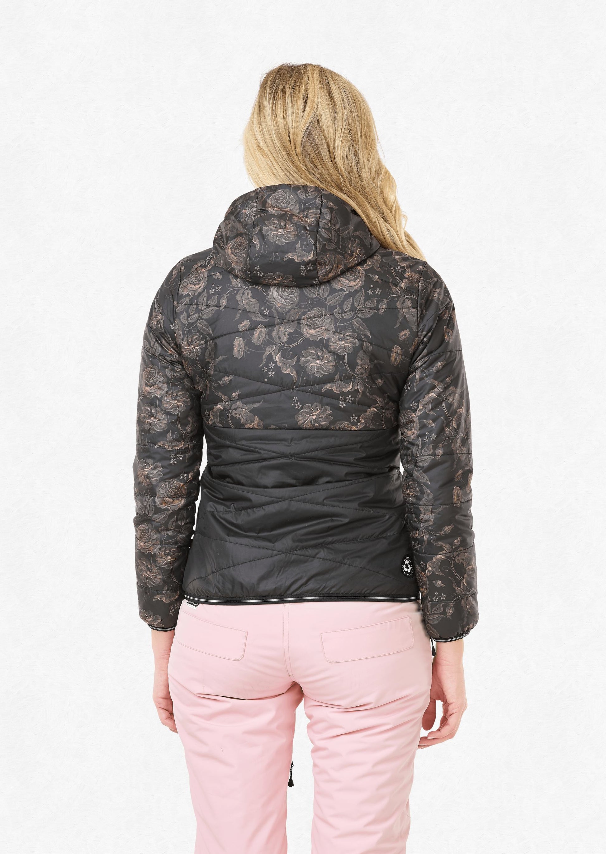 Picture Women's Chloe Reversible Synthetic Puffy Jacket Versaille Back Model