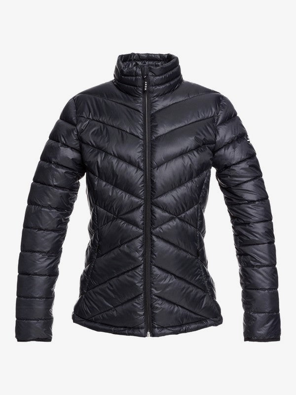 Roxy Women's Sunset Snow Jacket True Black Front view