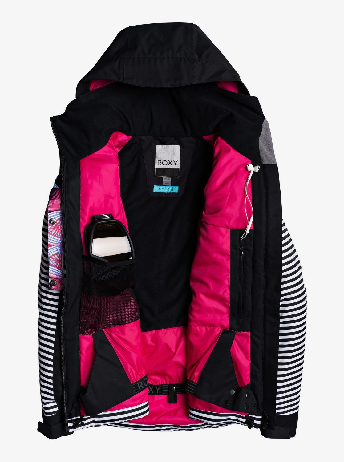 ROXY Women's Frozen Flow Ski and Snowboard Jacket Front Opened View