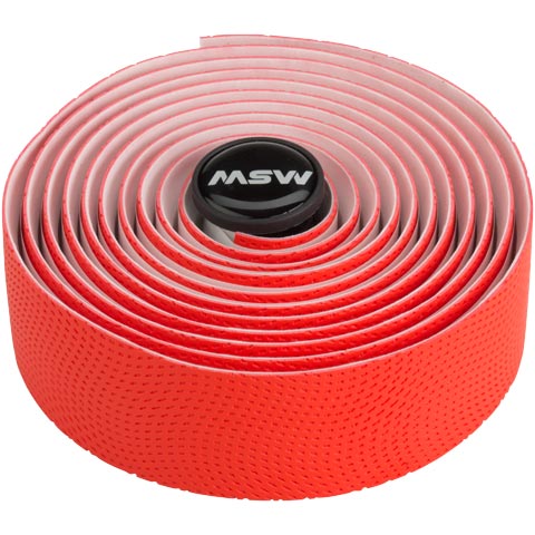 MSW HBT210 Ant Slip Gel Road Bike Bar Tape Red