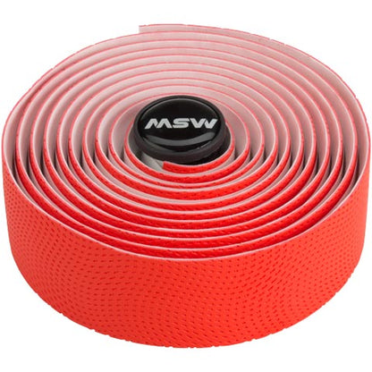 MSW HBT210 Ant Slip Gel Road Bike Bar Tape Red
