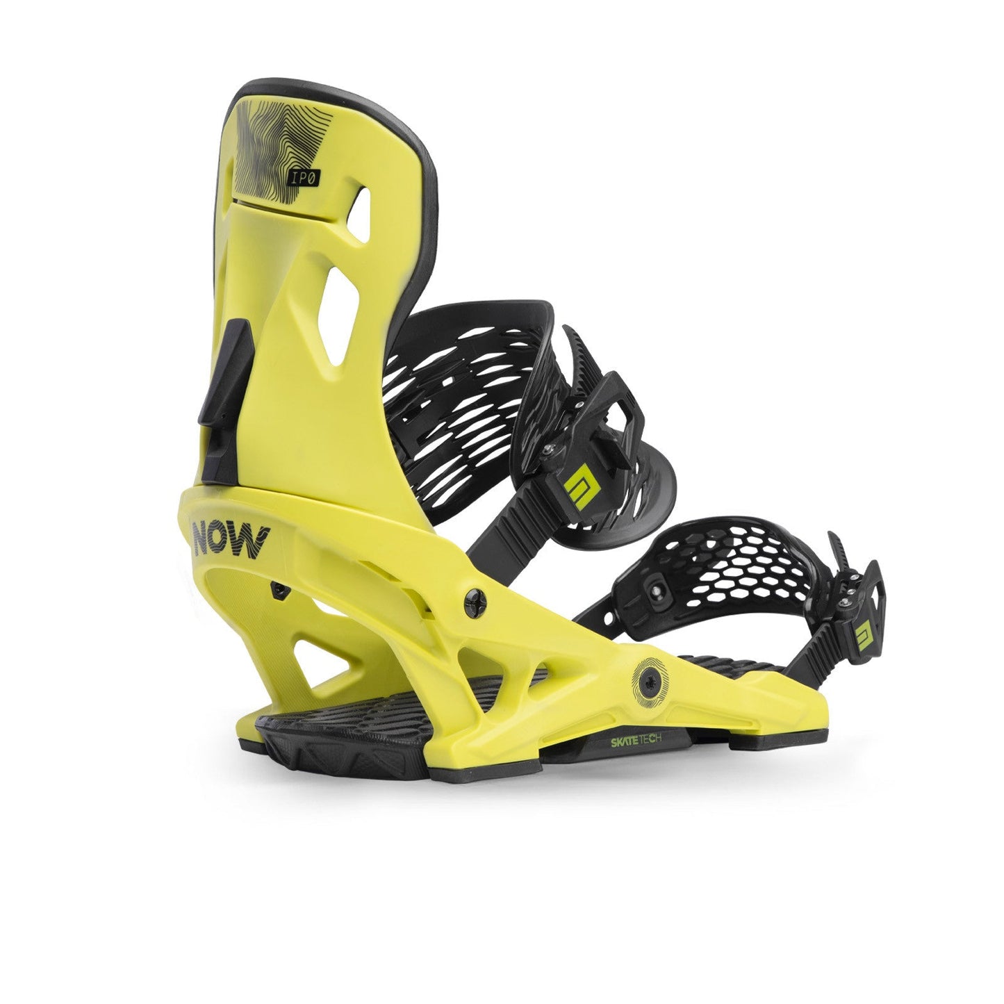 NOW IPO Men's Snowboard Bindings Mountain Moss Yellow