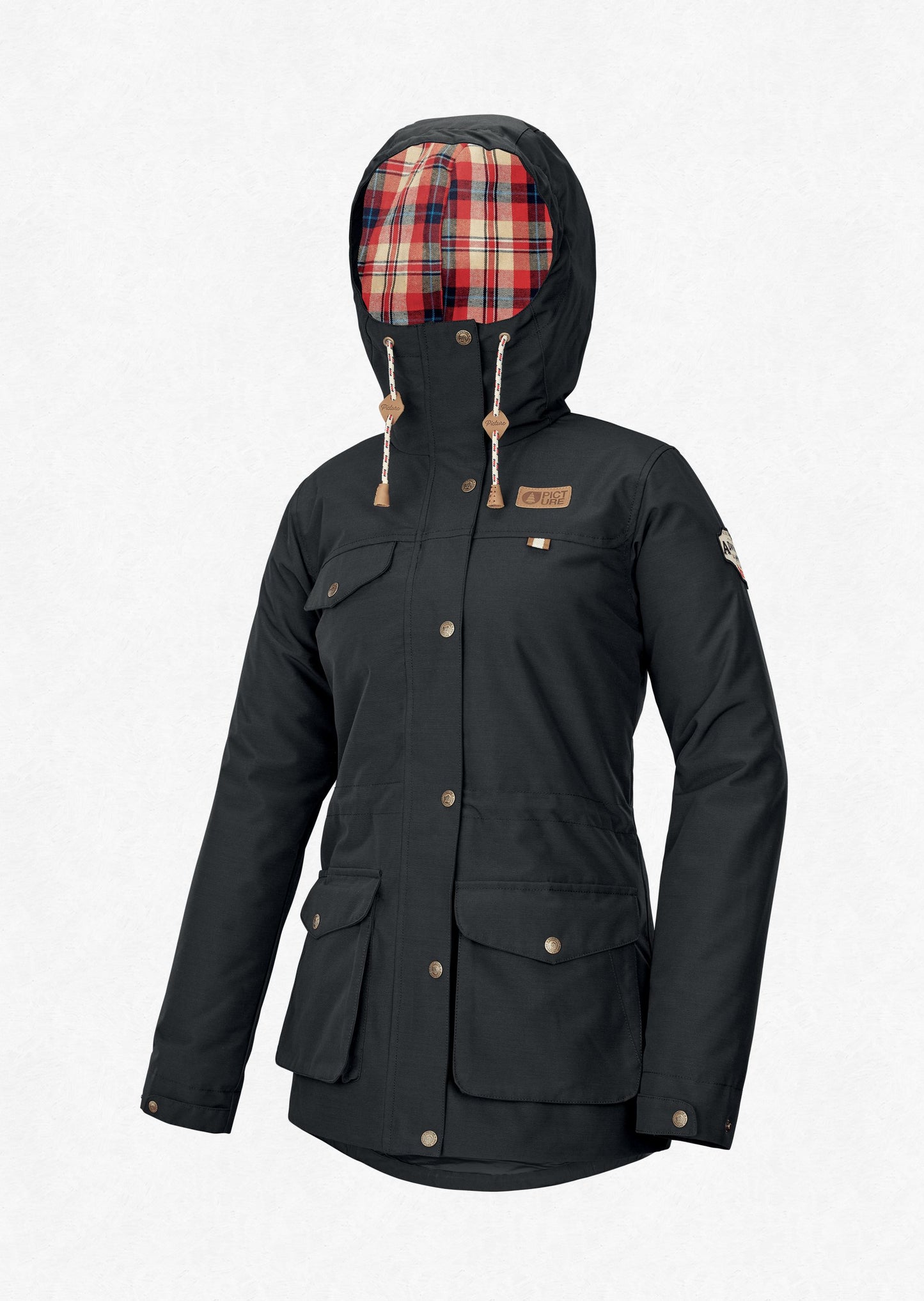 Picture Women's Kate 10K Waterproof Ski and Snowboard Jacket Black Front