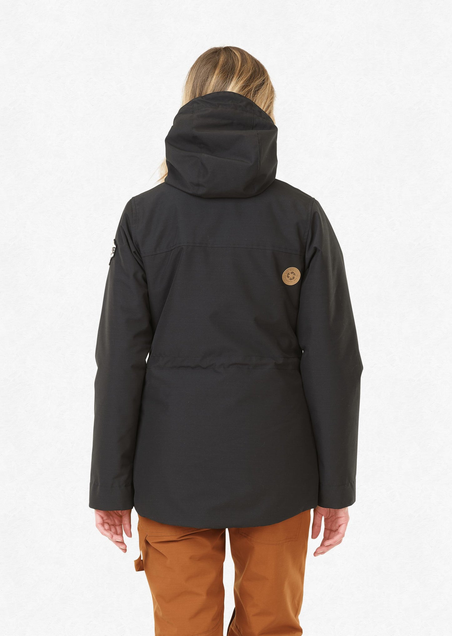 Picture Women's Kate 10K Waterproof Ski and Snowboard Jacket Black Back Model