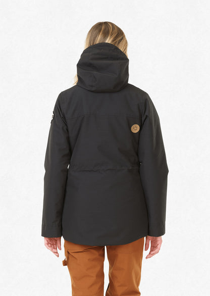 Picture Women's Kate 10K Waterproof Ski and Snowboard Jacket Black Back Model