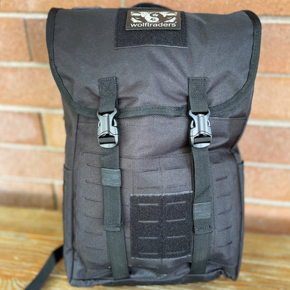 Wolftraders LoadedWolf multiOperational 40 Liter Tactical Backpack Black Main