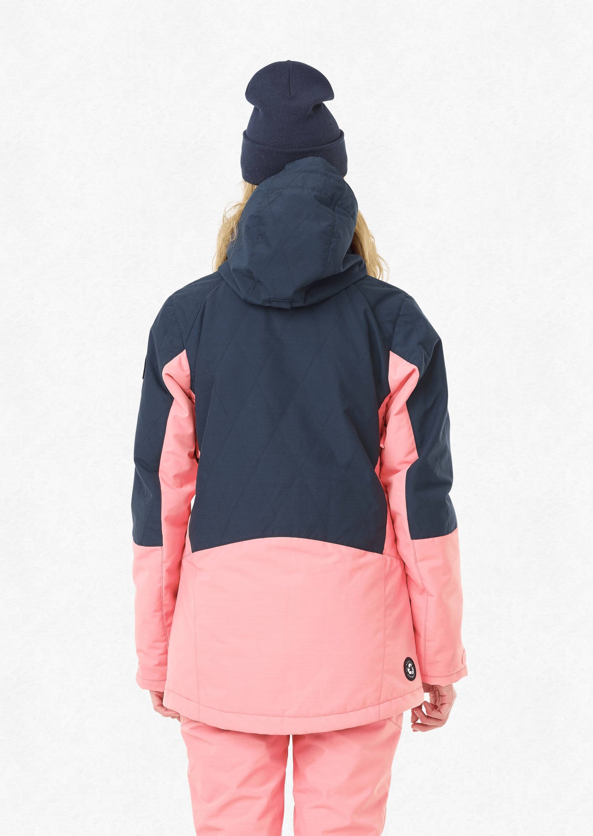 Picture Women's Mineral 10K Waterproof Ski and Snowboard Jacket Dark Blue Back Model