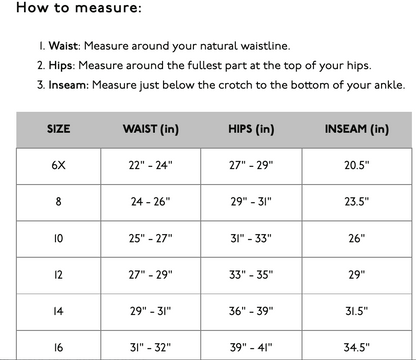 oneill little girls youth snow pant size chart