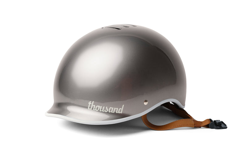 Thousand Helmets Heritage 1.0 Bike Helmet Polished Titanium