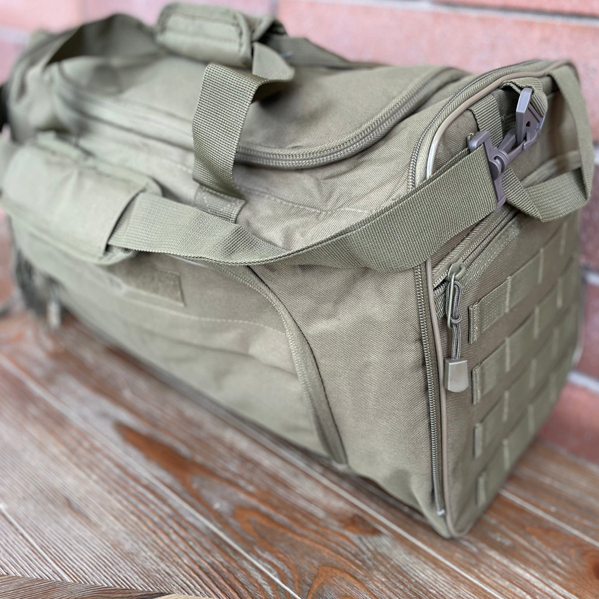 Wolftraders wolfNGo II 2 Locker Room Duffle Bag Olive Draft Green Main