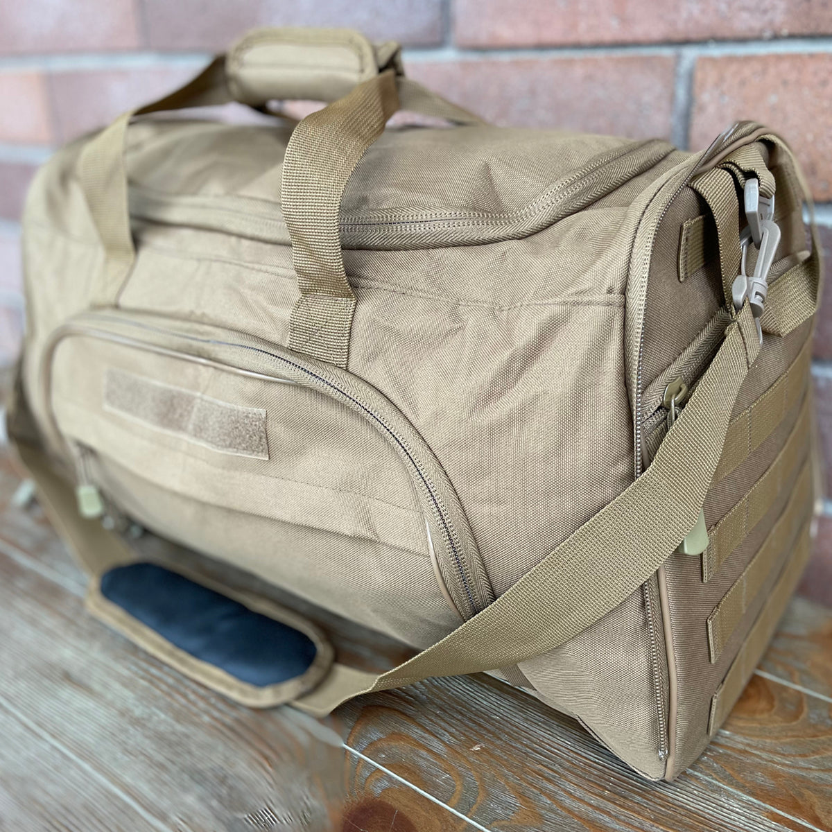 Wolftraders wolfNGo II 2 Locker Room Duffle Bag Coyote Main 